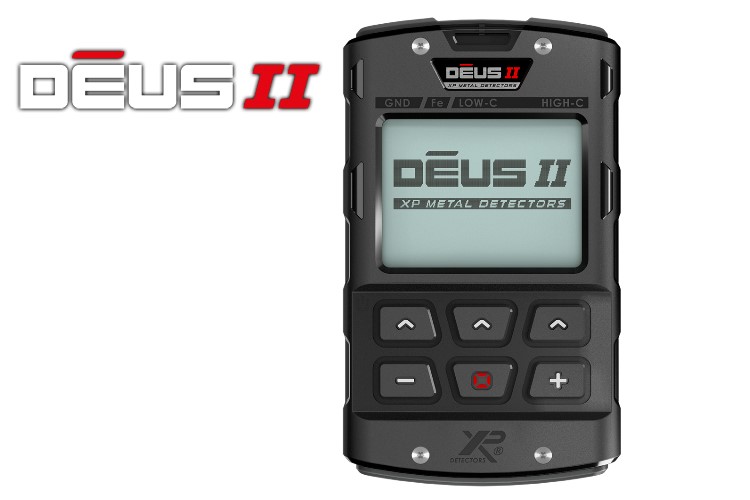 Metalldetektor XP DEUS II 34cm Spule mit Funkkopfh&ouml;rer WSA ST & MI-6 Pinpointer
